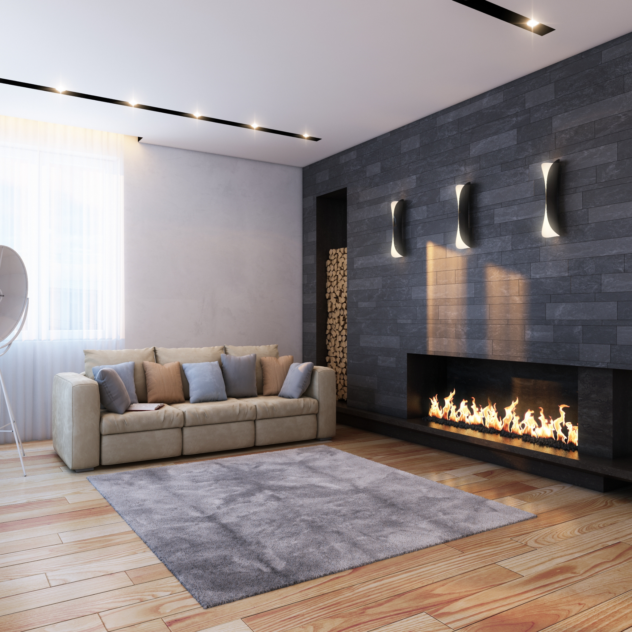 Indoor Fireplace
